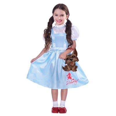 Girls Dorothy Wizard of Oz Fancy Dress Costume