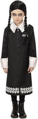 Girls Halloween Licensed Addams Family Wednesday Costume