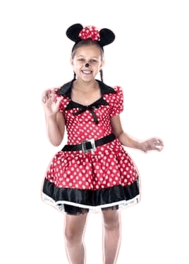 Girls Little Missy Mouse Costume