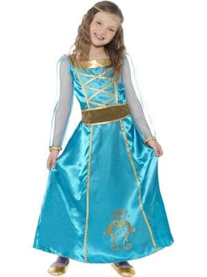Girls Medieval Maid Costume