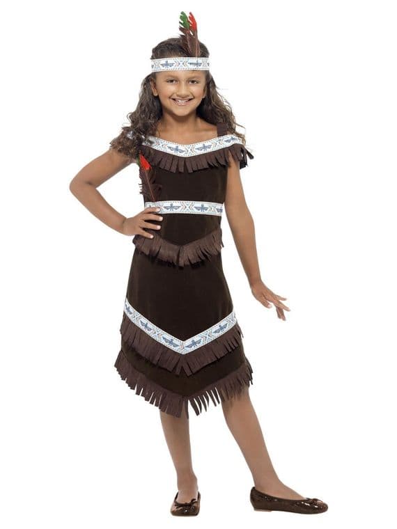 Girls Native American Girl Costume