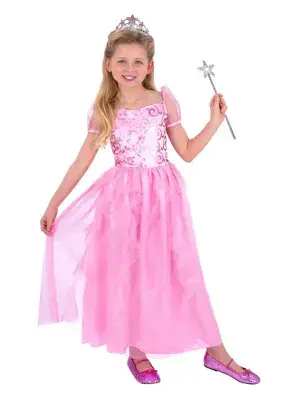 Girls Pink Good Witch Costume