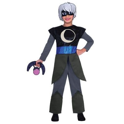 Girls PJ Masks Luna Girl Costume Fancy Dress Kids Superhero Outfit