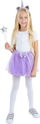 Girls Purple Unicorn Tutu Kit