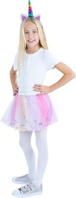 Girls Rainbow Unicorn Tutu Kit
