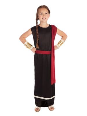 Girls Roman Girl Costume
