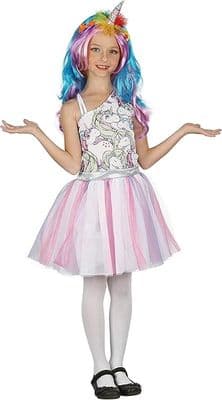 Girls Unicorn Dress Age 7-8  Years