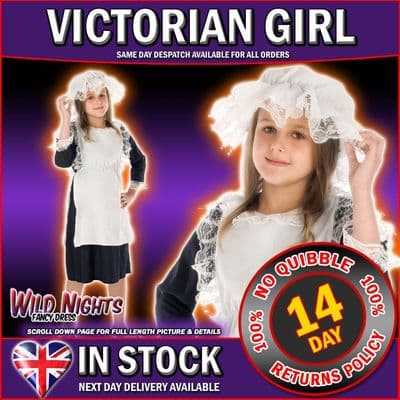 Girls Victorian Girl Costume