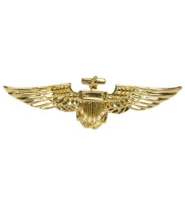 Gold Aviator Brooch