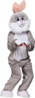 Grey Rabbit Adult Animal Mascot Costumes