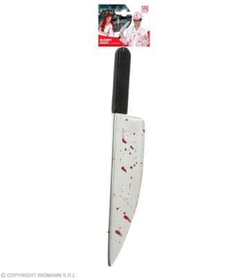 Halloween 49cm Plastic Bloody Knife
