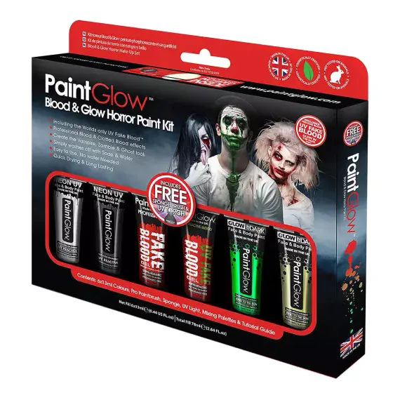 Halloween Blood & Glow Horror Paint Kit