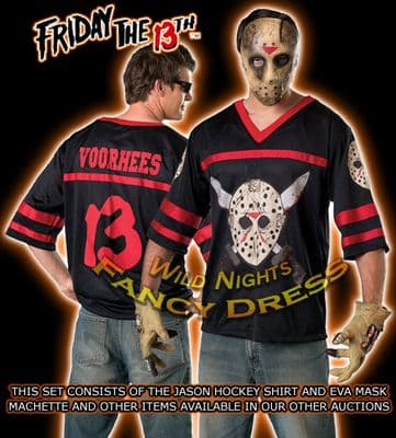Halloween Boys Jason Hockey Shirt
