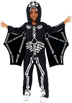 Halloween Child Skeleton Pterodactyl Costume