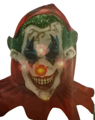 Halloween Evil Light Up Clown Mask