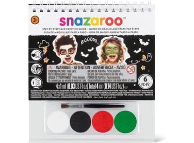 Halloween Face Paint with Booklet with 2-Step Guide