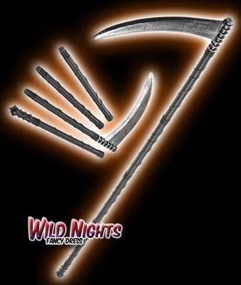 HALLOWEEN FANCY DRESS # 6 PIECE GRIM REAPER SCYTHE