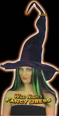 HALLOWEEN FANCY DRESS HAT # WITCH 2 TALL AND TWISTY