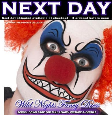 HALLOWEEN FANCY DRESS # SCARY CLOWN MAKE-UP FACE PAINT SET