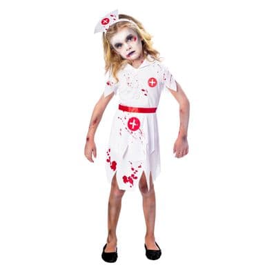 Halloween Girls Zombie Nurse Costume