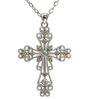Halloween Gothic Cross Necklace