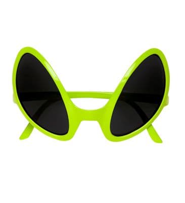 Halloween Green Alien Glasses