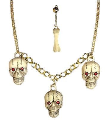 Halloween Grim Reaper Jewelry Set