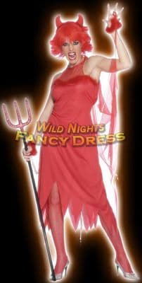 Halloween Ladies  Devilicious Devil Lady Costume