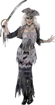 Halloween Ladies Ghost Ship Ghoulina Costume