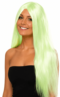 Halloween Ladies Glow In The Dark Witch Wig 24