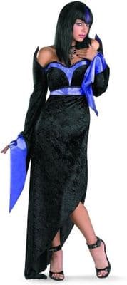 Halloween Ladies Gorgeous Goth Vampire Lady Costume