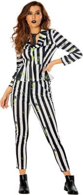 Halloween Ladies Official Deluxe Beetlejuice Costume