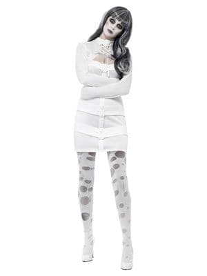 Halloween Ladies Psychotic Nympho Strait Jacket Costume