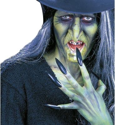 Halloween Ladies Set of 10 Jumbo Witch Nails