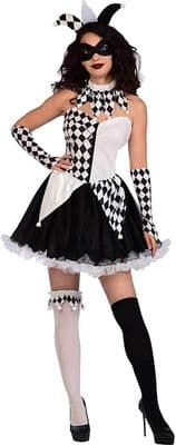 Halloween Ladies Sexy Jester Costume