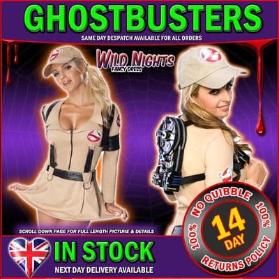 Halloween Ladies Sexy Miss Ghostbusters Dress