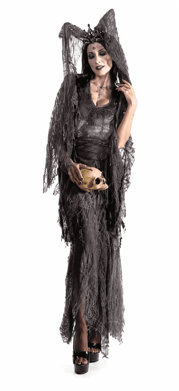 ladies halloween dresses uk Unhappily Ever After Lady Gruesome Costume Fancy Dress polyester