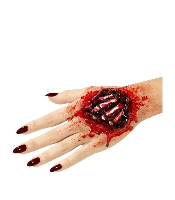 Halloween Latex Exposed Hand Bones