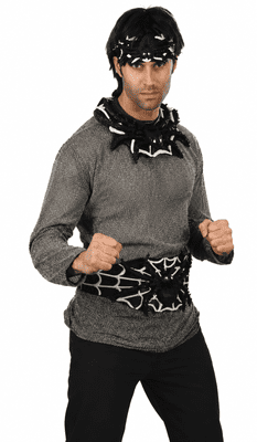 Halloween Latex Spider Armour Belt Spider Warrior Fancy Dress Costume Accessory