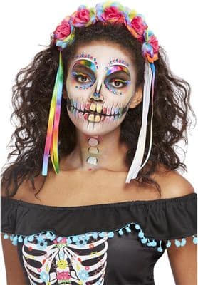Halloween Make-Up FX Bright Day of the Dead (DOTD) Kit