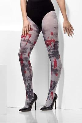 Halloween Opaque Tights - Zombie Dirt