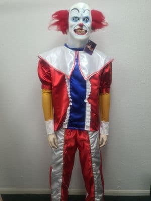 Halloween Pennywise Scary Clown Costume and Mask Standard 42-44