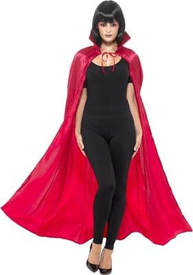 Halloween Satin Devil Cape