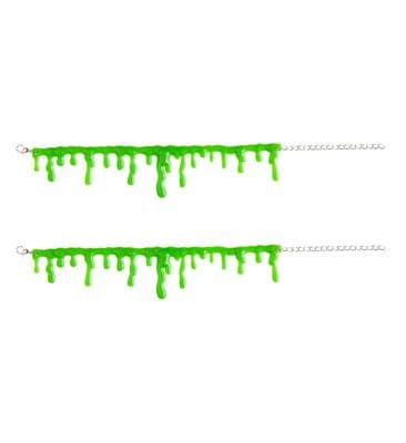 Halloween Set of Slime Drip Bracelets