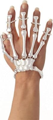 Halloween Skeleton Hand Bracelet
