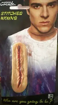 Halloween Stitched Wound Scar