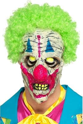 Halloween UV Black Light Clown Mask