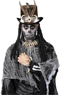 Halloween Voodoo Distressed Ivory Jewellery Set