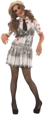 Halloween Zombie School Girl Medium