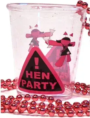 Hen Night Plastic Shot Glass